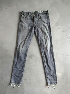 ADRIANO GOLDSCHMIED The Legging Ankle Gray Jeans Size 26